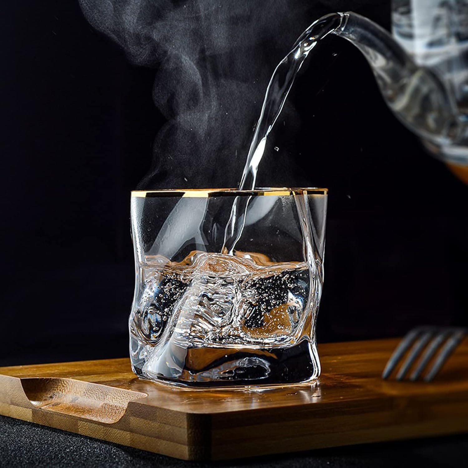 japanese twisted cup with golden rim-2