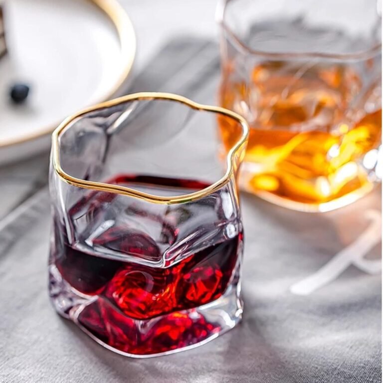japanese twisted cup with golden rim-3